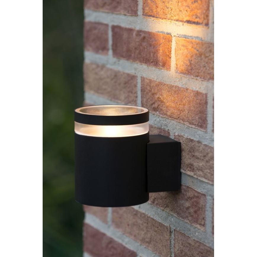 Lucide 14880/05/30 - LED vonkajšie nástenné svietidlo BASCO-LED 1xGU10/4,5W/230V