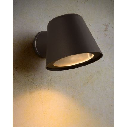 Lucide 14881/05/30 - LED Vonkajšie nástenné svietidlo DINGO 1xGU10/5W/230V IP44