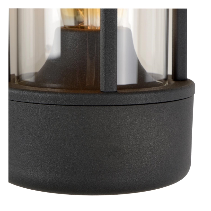Lucide 14893/01/30 - Vonkajšie nástenné svietidlo so senzorom soumraku LORI 1xE27/15W/230V IP44