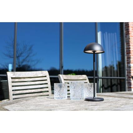 Lucide 15500/02/30 - LED Stmievateľná dotyková vonkajšia lampa JOY LED/1,5W/3,7V USB IP54 2200 mAh čierna