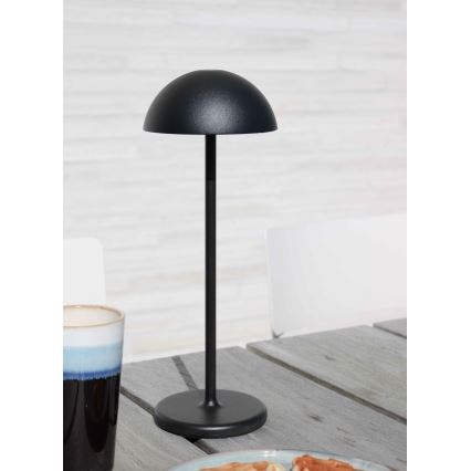 Lucide 15500/02/30 - LED Stmievateľná dotyková vonkajšia lampa JOY LED/1,5W/3,7V USB IP54 2200 mAh čierna