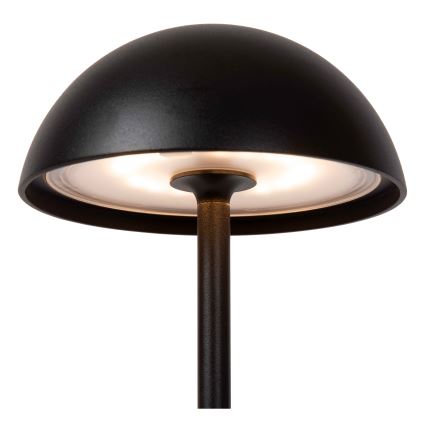 Lucide 15500/02/30 - LED Stmievateľná dotyková vonkajšia lampa JOY LED/1,5W/3,7V USB IP54 2200 mAh čierna