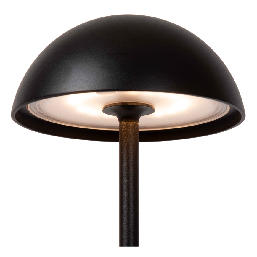 Lucide 15500/02/30 - LED Stmievateľná dotyková vonkajšia lampa JOY LED/1,5W/3,7V USB IP54 2200 mAh čierna