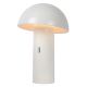 Lucide 15599/06/31 - LED Stolná lampa FUNGO LED/7,5W/230V biela