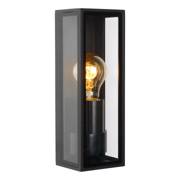 Lucide 15802/01/30 - Vonkajšie nástenné svietidlo DUKAN 1xE27/15W/230V IP65 čierna