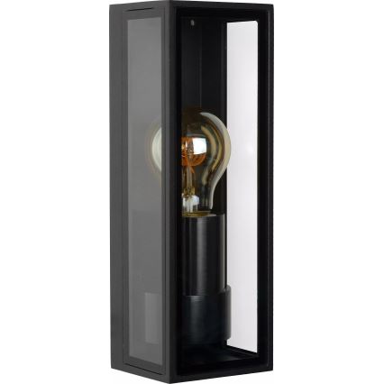 Lucide 15802/01/30 - Vonkajšie nástenné svietidlo DUKAN 1xE27/15W/230V IP65 čierna