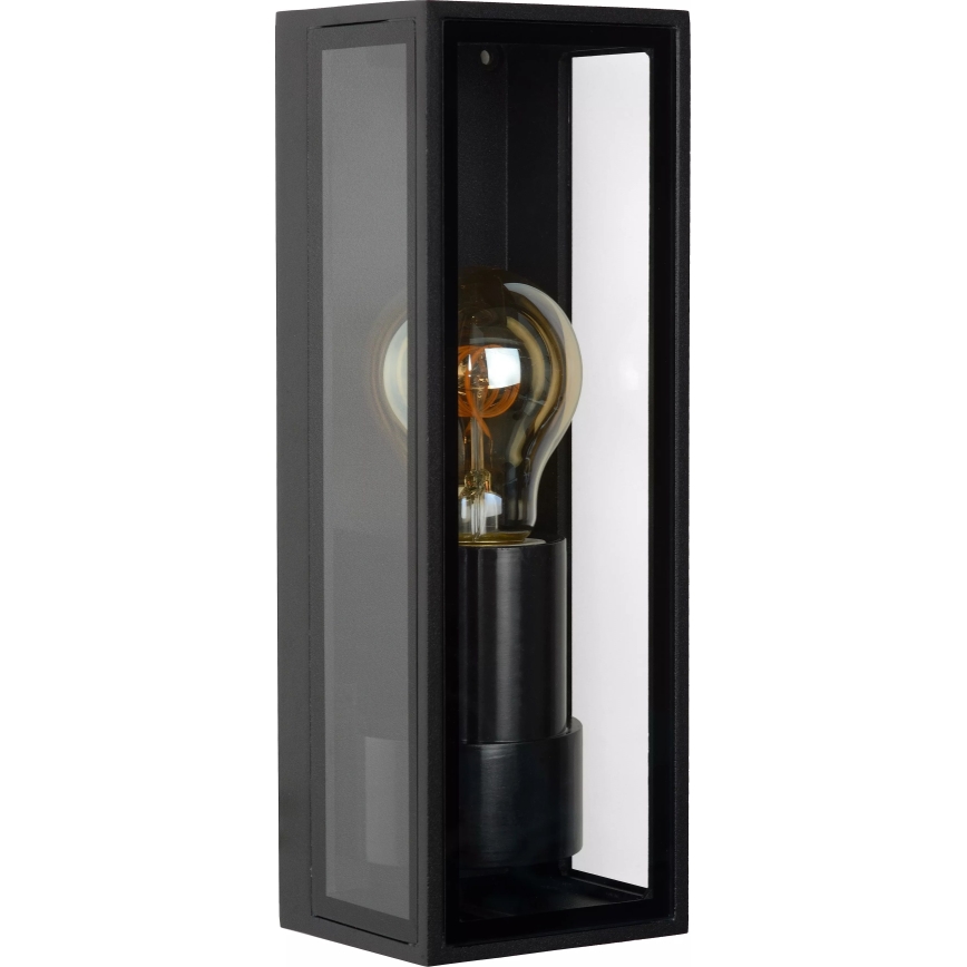 Lucide 15802/01/30 - Vonkajšie nástenné svietidlo DUKAN 1xE27/15W/230V IP65 čierna