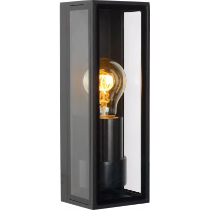 Lucide 15802/01/30 - Vonkajšie nástenné svietidlo DUKAN 1xE27/15W/230V IP65 čierna