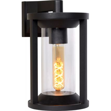 Lucide 15803/01/30 - Vonkajšia nástenná lampa CADIX 1xE27/15W/230V IP65 čierna