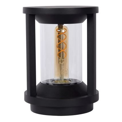 Lucide 15804/22/30 - Vonkajšia lampa CADIX 1xE27/15W/230V 22 cm IP65 čierna
