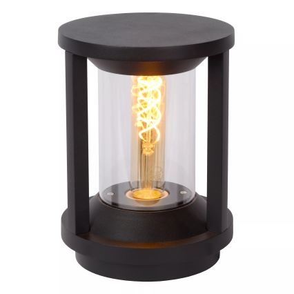 Lucide 15804/22/30 - Vonkajšia lampa CADIX 1xE27/15W/230V 22 cm IP65 čierna