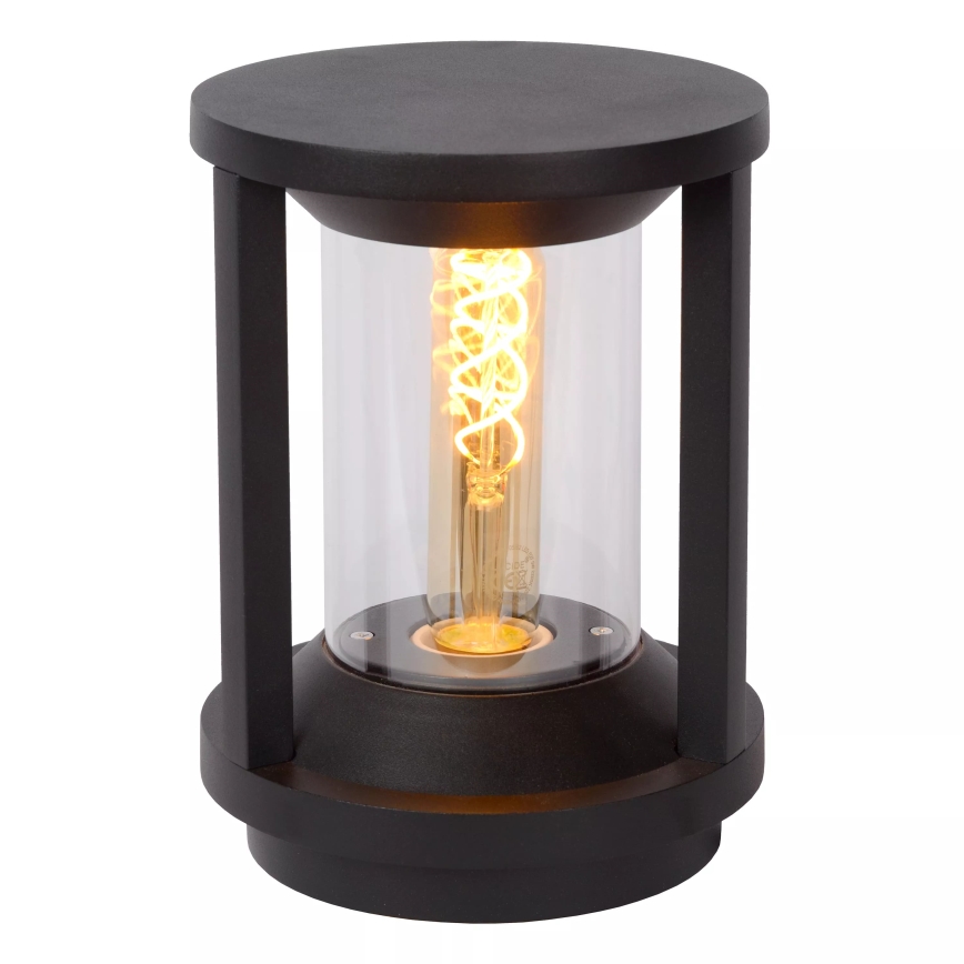 Lucide 15804/22/30 - Vonkajšia lampa CADIX 1xE27/15W/230V 22 cm IP65 čierna