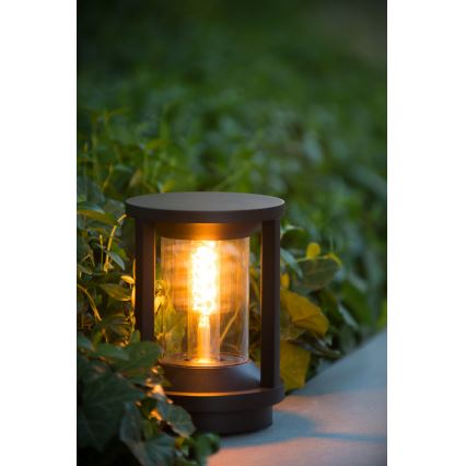 Lucide 15804/22/30 - Vonkajšia lampa CADIX 1xE27/15W/230V 22 cm IP65 čierna