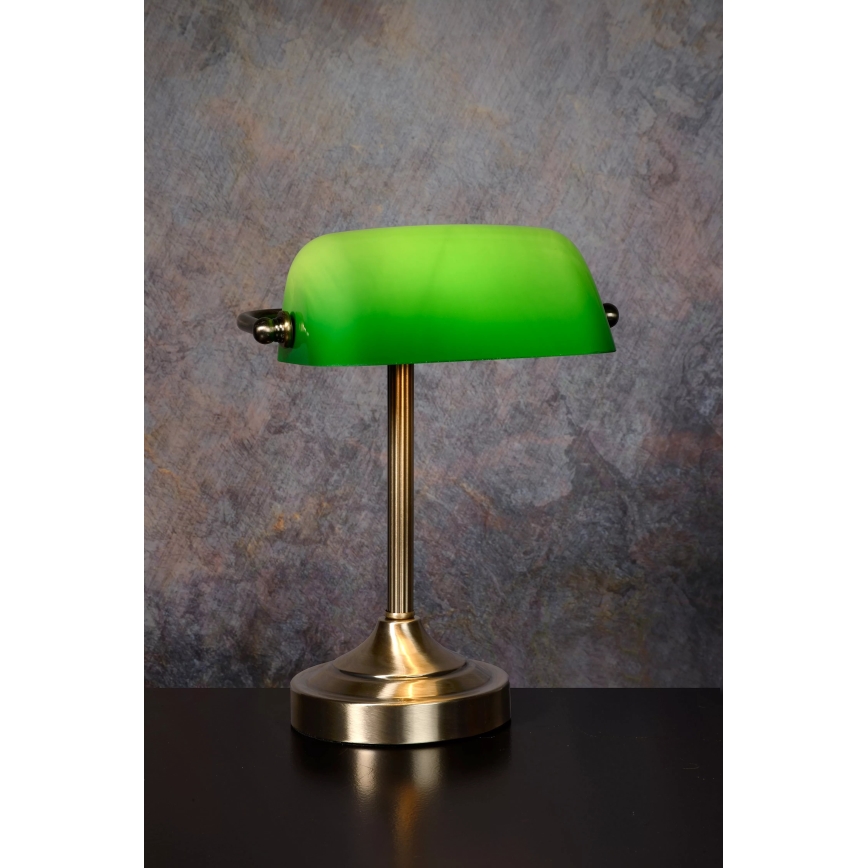 Lucide 17504/01/03 - Stolná lampa BANKER 1xE14/40W/230V