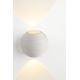 Lucide 17804/06/31 - LED vonkajšie nástenné svietidlo AYO 2xLED/3W/230V biele