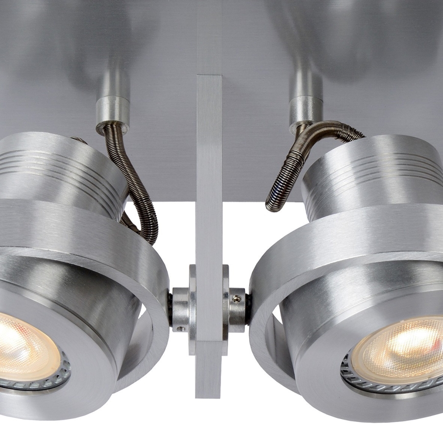 Lucide 17906/11/12 - LED Stmievateľné bodové svietidlo LANDA 2xGU10/5W/230V matný chróm