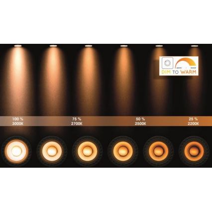 Lucide 17906/16/31 - LED Stmievateľné bodové svietidlo LANDA 3xGU10/5W/230V biela