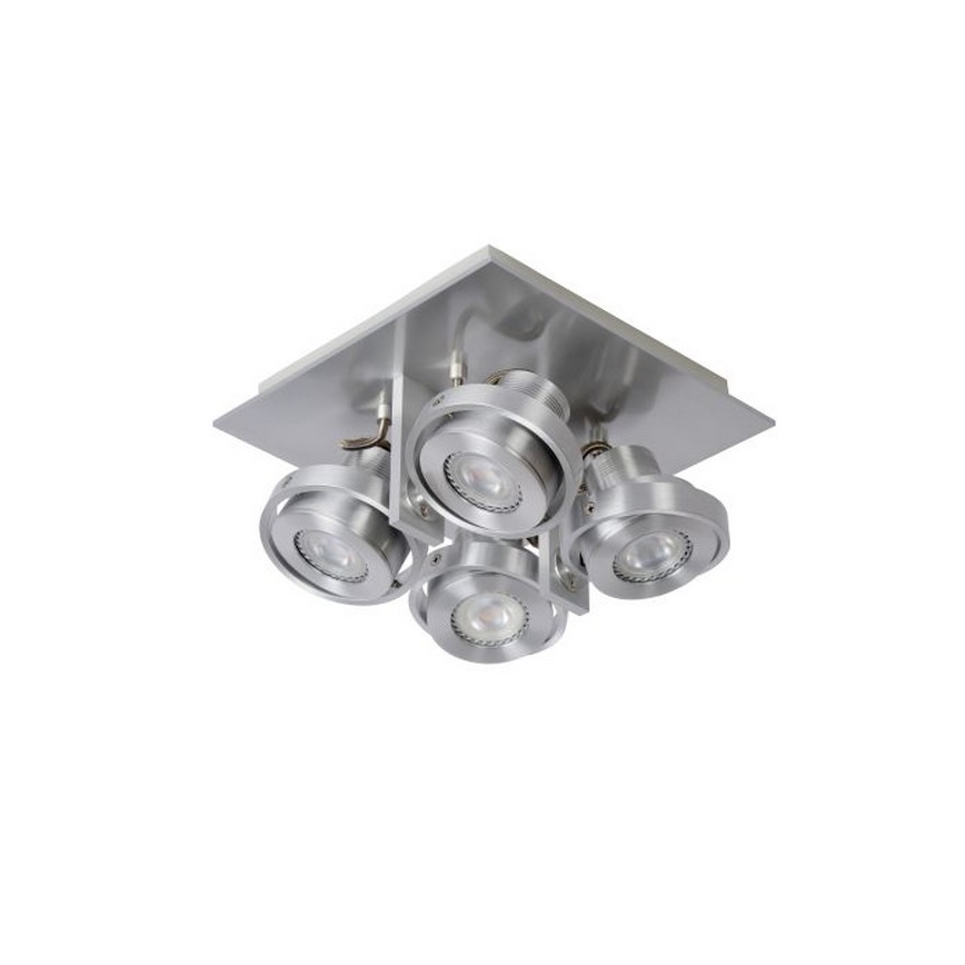 Lucide 17906/21/12 - LED Stmievateľné bodové svietidlo LANDA 4xGU10/5W/230V matný chróm