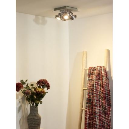 Lucide 17906/21/12 - LED Stmievateľné bodové svietidlo LANDA 4xGU10/5W/230V matný chróm