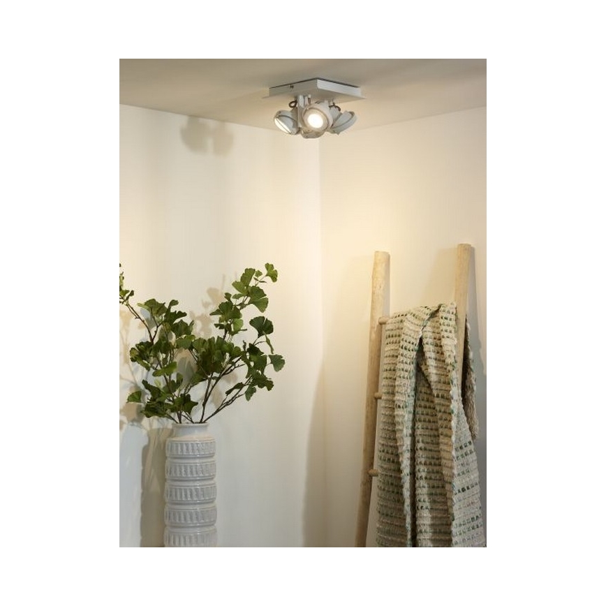 Lucide 17906/21/31 - LED Stmievateľné bodové svietidlo LANDA 4xGU10/5W/230V biela