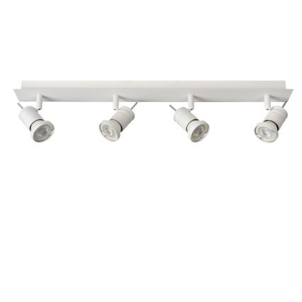 Lucide 17990/20/31 - LED Stmievateľné bodové svietidlo TWINNY 4xGU10/4,5W/230V biele 63 cm