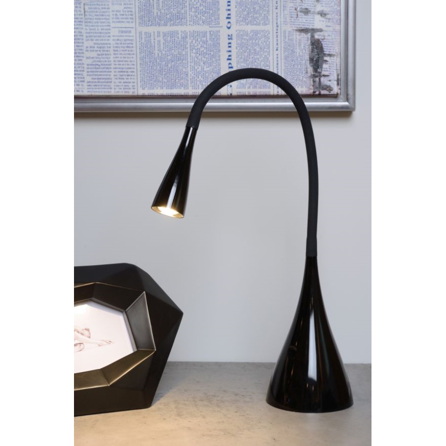 Lucide 18650/03/30 - LED Stmievateľná dotyková stolná lampa ZOZY LED/4W/230V čierna