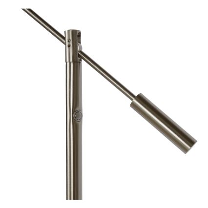 Lucide 19766/09/12 - LED Stmievateľná stojacia lampa ANSELMO LED/9W/230V matný chróm