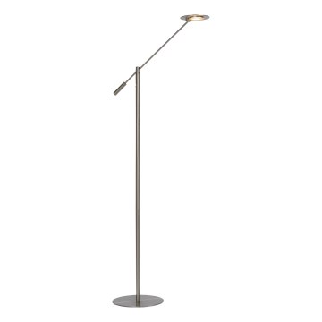 Lucide 19766/09/12 - LED Stmievateľná stojacia lampa ANSELMO LED/9W/230V matný chróm