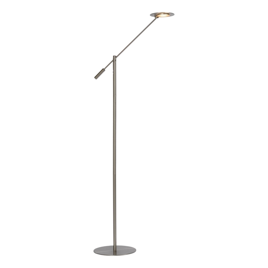 Lucide 19766/09/12 - LED Stmievateľná stojacia lampa ANSELMO LED/9W/230V matný chróm