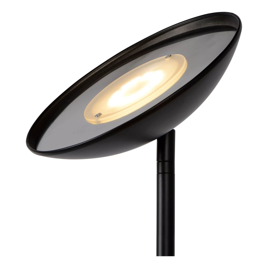 Lucide 19791/24/30 - LED Stmievateľná stojacia lampa ZENITH LED/20W + LED/4W/230V čierna