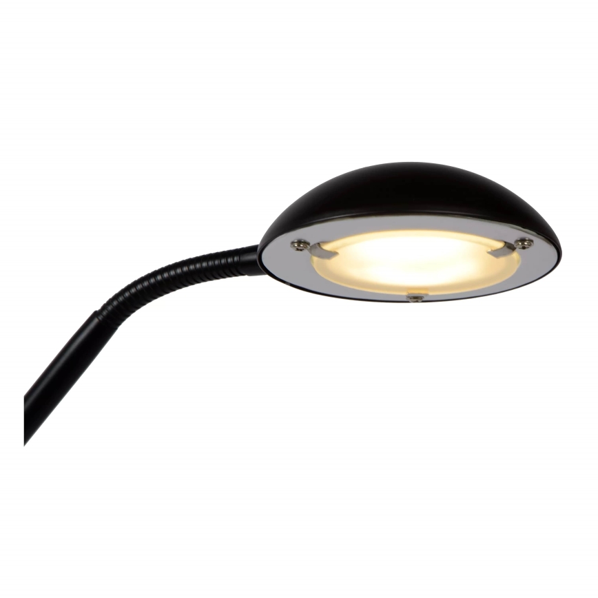 Lucide 19791/24/30 - LED Stmievateľná stojacia lampa ZENITH LED/20W + LED/4W/230V čierna