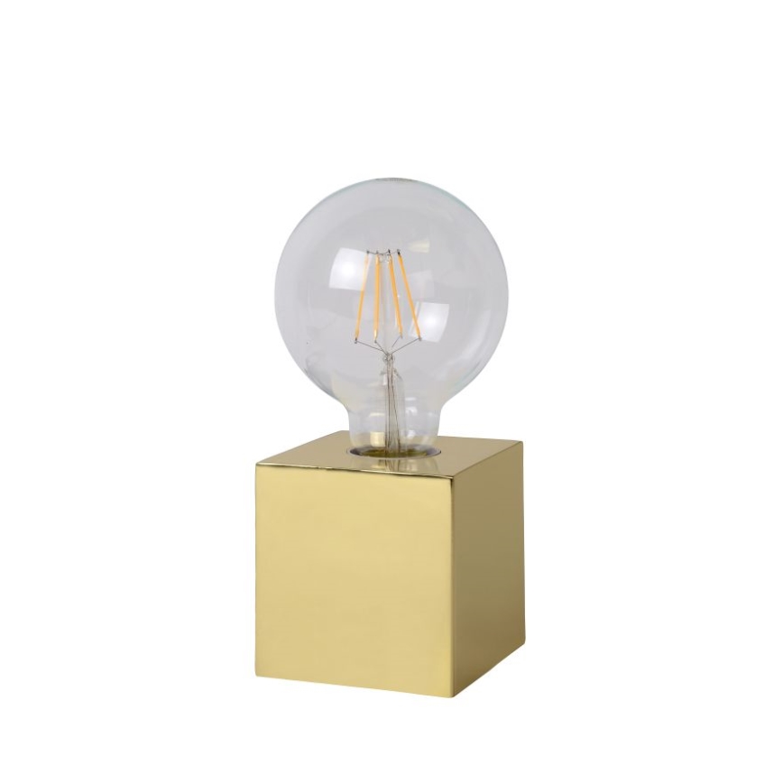 Lucide 20500/05/01 - LED stolná lampa CUBICO 1xE27/5W/230V mosaz