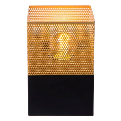 Lucide 21223/01/02 - Nástenné svietidlo RENATE 1xE27/40W/230V zlatá/čierna
