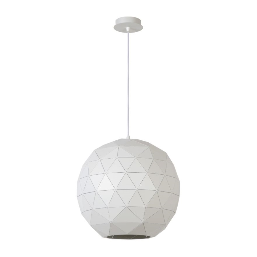 Lucide 21409/40/31 - Závesné svietidlo OTONA 1xE27/60W/230V biela