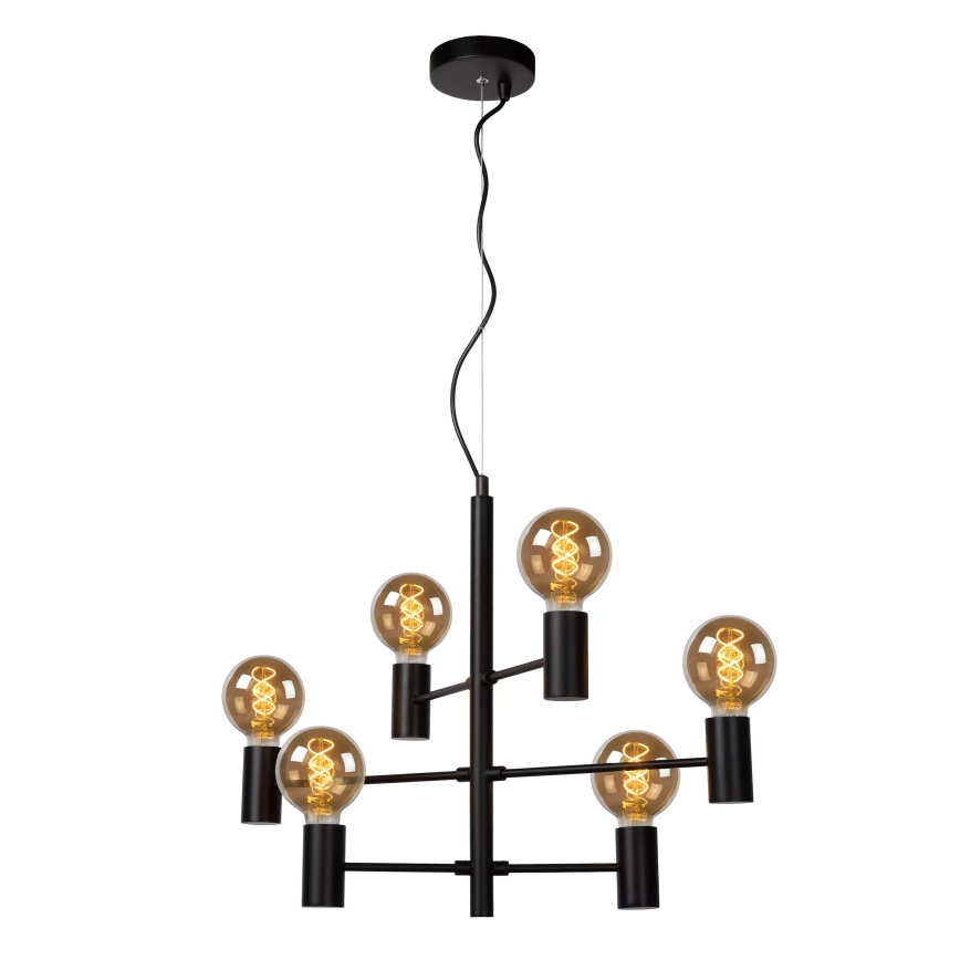 Lucide 21421/06/30 - Luster na lanku LEANNE 6xE27/60W/230V