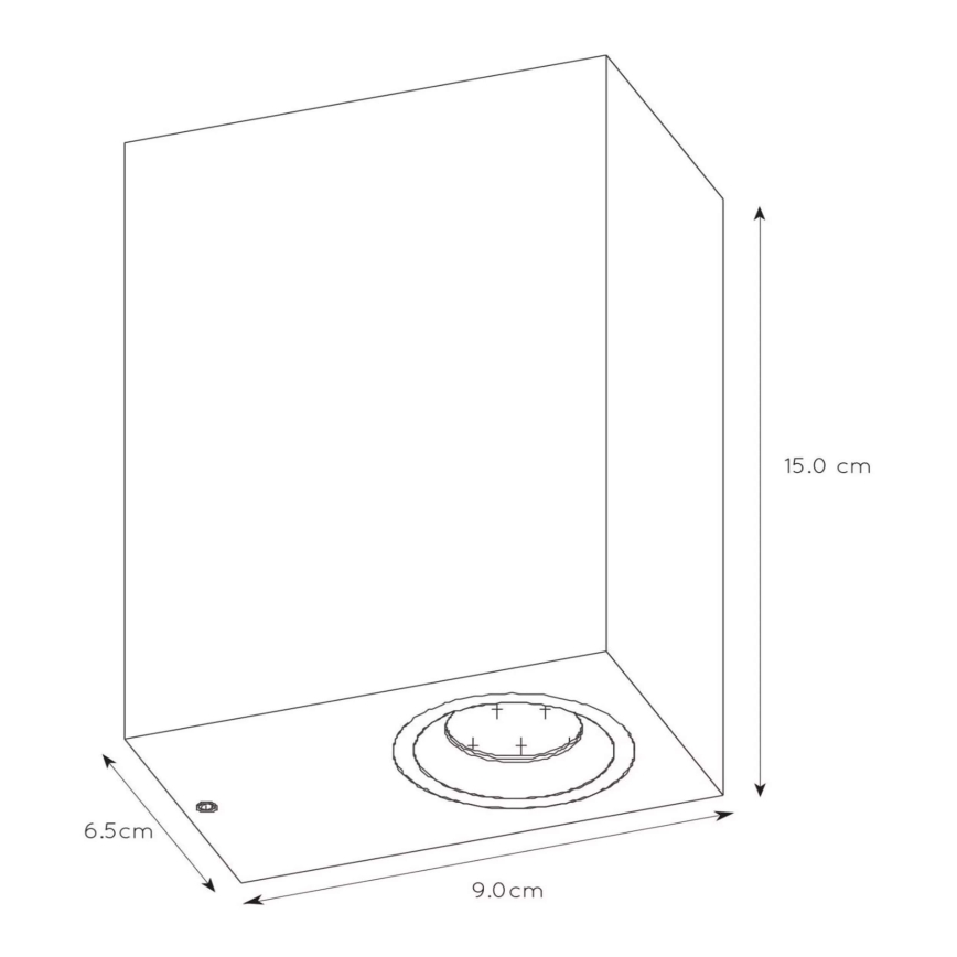 Lucide 22860/10/30 - LED Stmievateľné vonkajšie nástenné svietidlo ZORA 2xGU10/5W/230V IP44