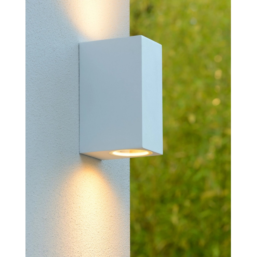Lucide 22860/10/31 - LED Stmievateľné vonkajšie nástenné svietidlo ZORA 2xGU10/5W/230V IP44