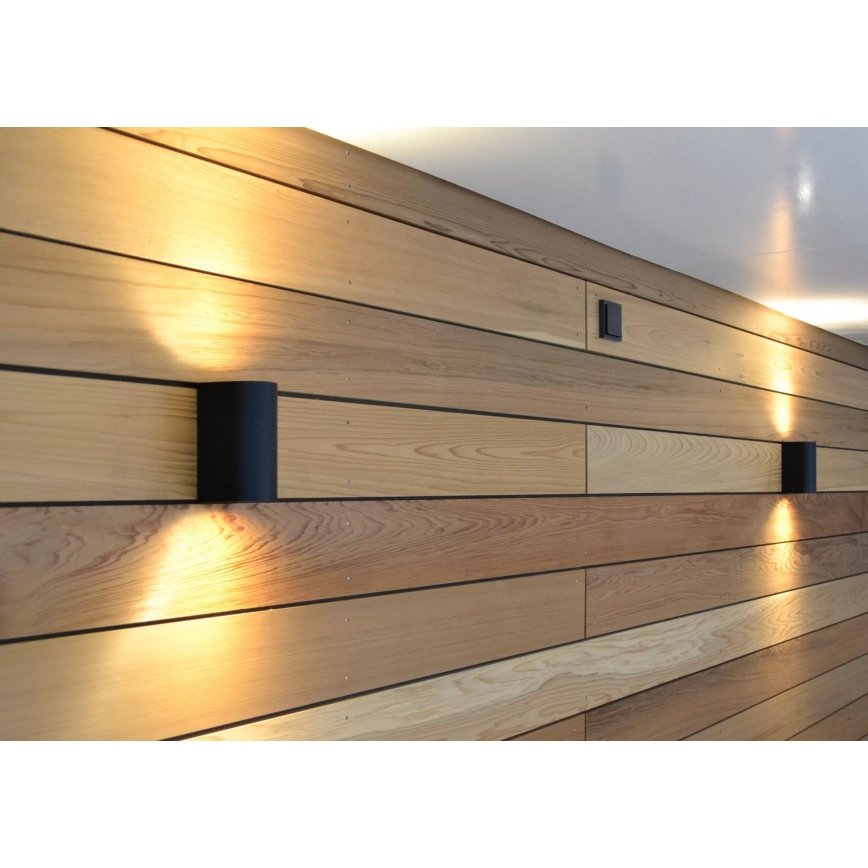 Lucide 22861/10/30 - LED Stmievateľné vonkajšie nástenné svietidlo ZORA 2xGU10/5W/230V IP44