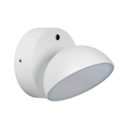 Lucide 22865/12/31 - LED Vonkajšie nástenné svietidlo so súmrakovým senzorom FINN LED/12W/230V IP54 biela