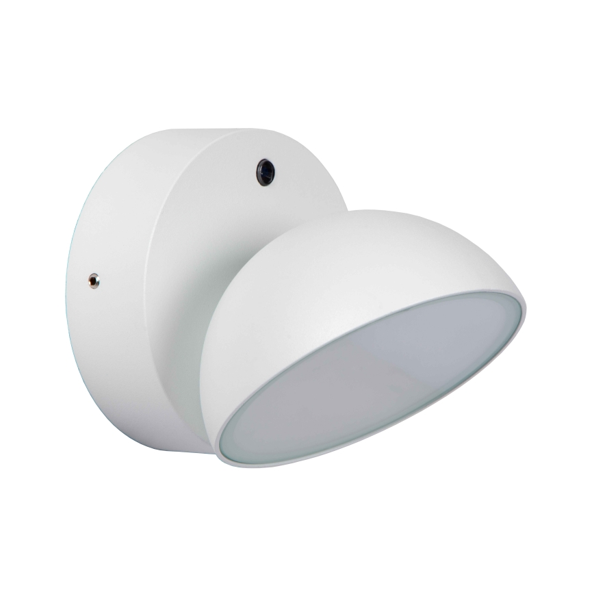 Lucide 22865/12/31 - LED Vonkajšie nástenné svietidlo so súmrakovým senzorom FINN LED/12W/230V IP54 biela