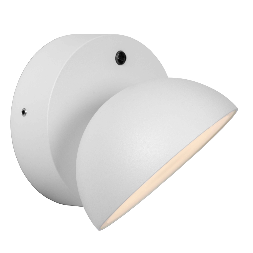 Lucide 22865/12/31 - LED Vonkajšie nástenné svietidlo so súmrakovým senzorom FINN LED/12W/230V IP54 biela