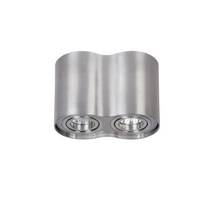 Lucide 22952/02/12 - Bodové svietidlo TUBE 2xGU10/35W/230V matný chróm