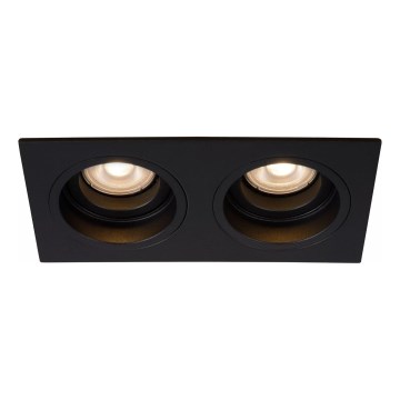 Lucide 22959/02/30 - Bodové svietidlo EMBED 2xGU10/50W/230V čierna