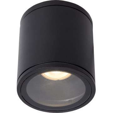 Lucide 22962/01/30 - Kúpeľňové stropné svietidlo AVEN 1xGU10/50W/230V, priemer 9 cm, IP65, čierne