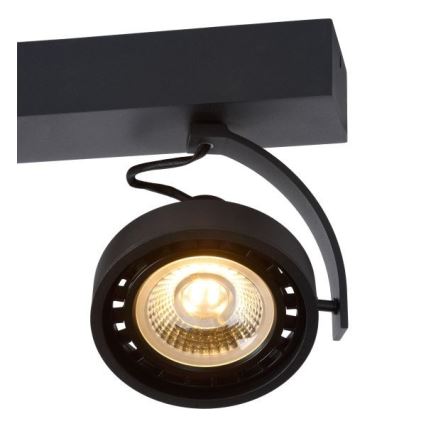 Lucide 22968/36/30 -LED Stmievateľné bodové svietidlo DORIAN 3xGU10/12W/230V čierna