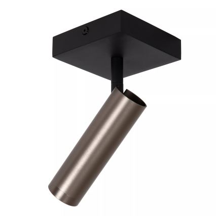 Lucide 22974/01/15 - Bodové svietidlo GRADO 1xGU10/40W/230V hnedá/čierna