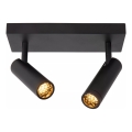 Lucide 22974/02/30 - Bodové svietidlo GRADO 2xGU10/8W/230V čierne