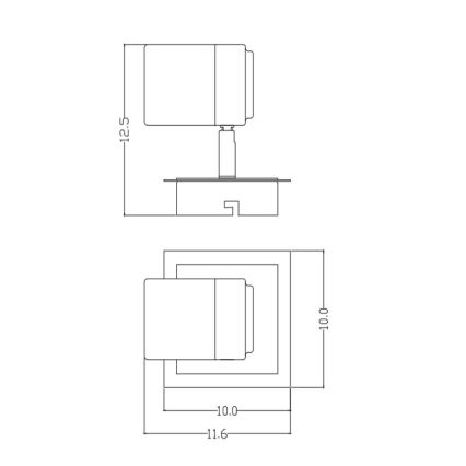 Lucide 26957/05/30 - LED Bodové svietidlo LENNERT LED/5W/230V