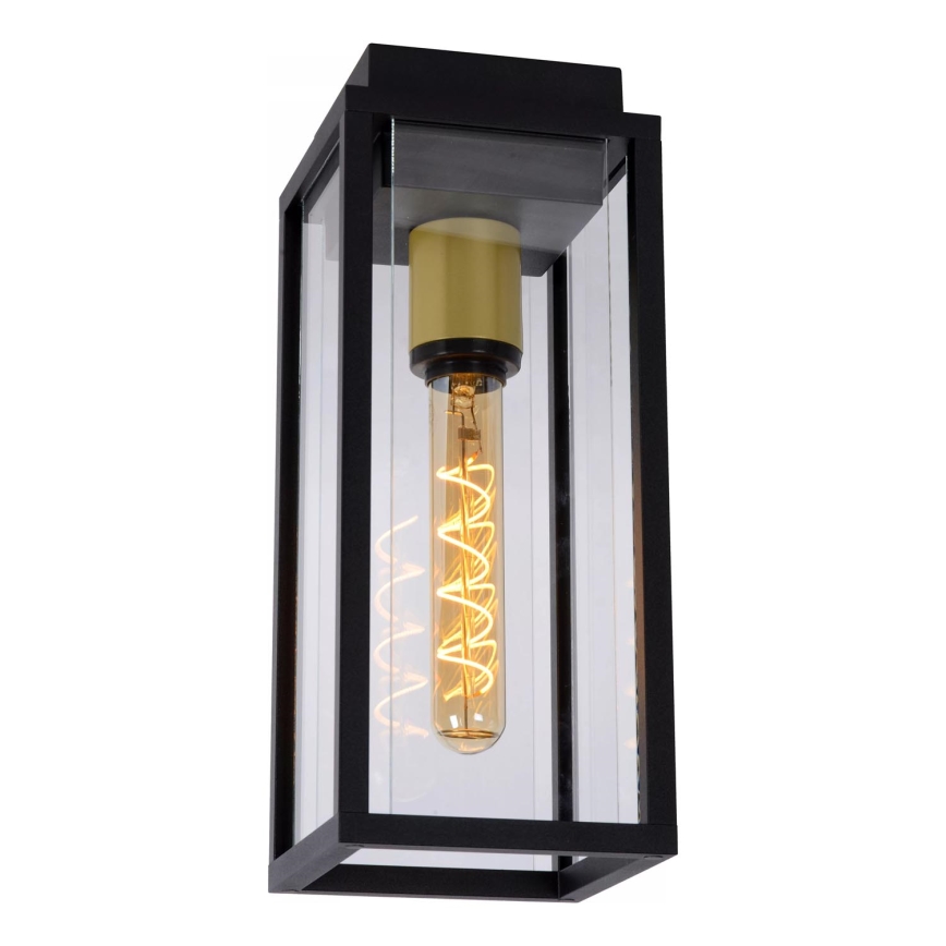 Lucide 27105/01/30 - Vonkajšie nástenné svietidlo LAURENS 1xE27/15W/230V IP54 čierna