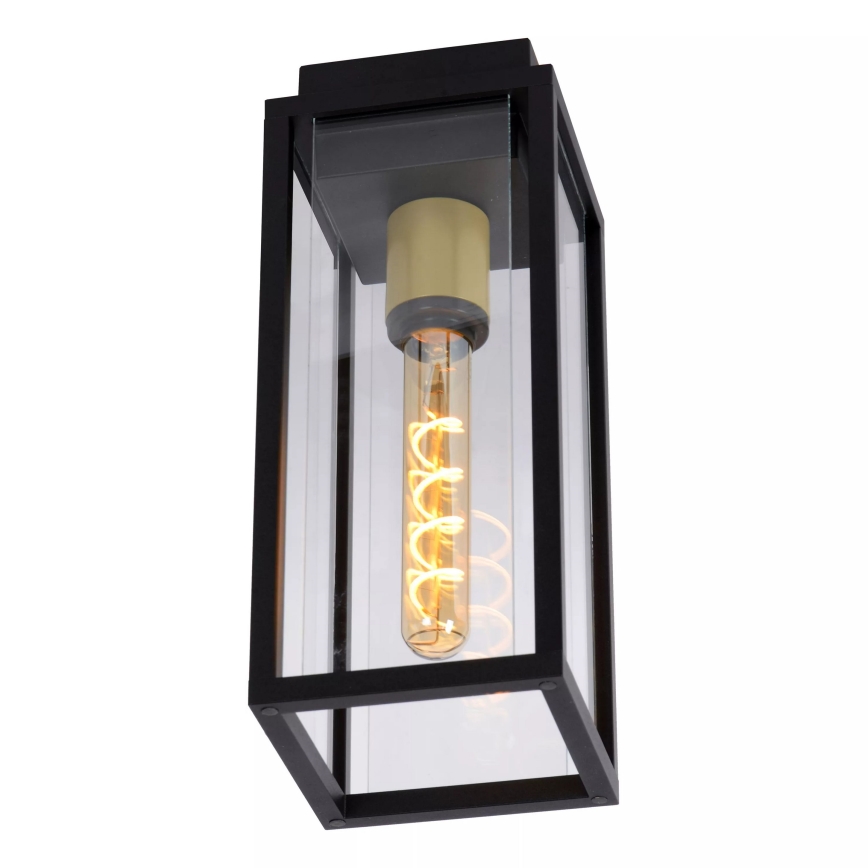 Lucide 27105/01/30 - Vonkajšie nástenné svietidlo LAURENS 1xE27/15W/230V IP54 čierna